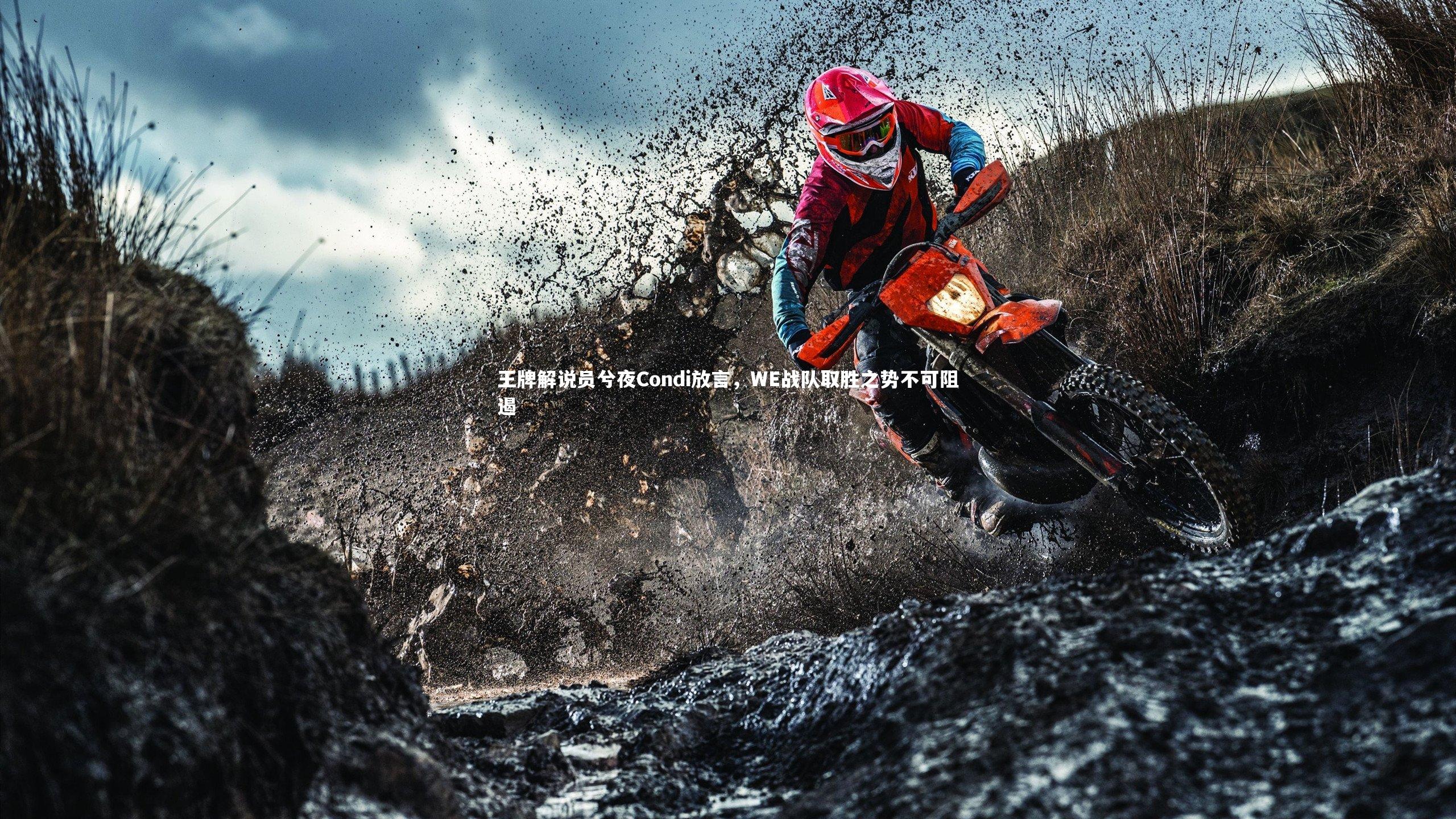 王牌解说员兮夜Condi放言,WE战队取胜之势不可阻遏